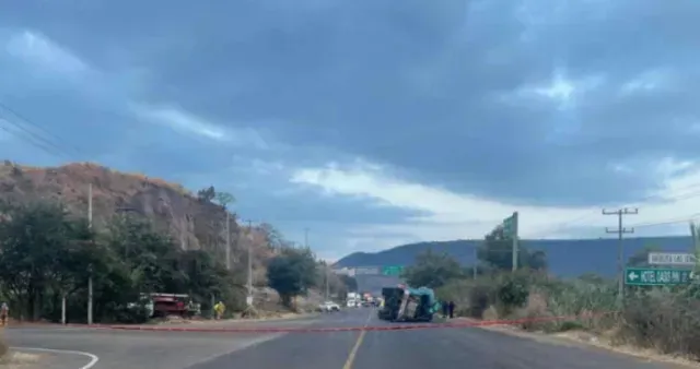 Accidente en Jalisco. Foto: Guardia Nacional