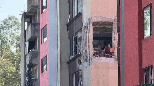 La explosión ocurrió en un edificio de 5 niveles en Coyoacán. Foto: N+