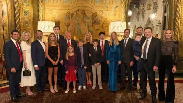 Familia Trump. Foto X: @kaitrump