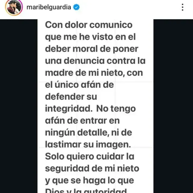 Maribel Guardia Demanda a su Nuera, Imelda Tuñón: “Quiero Cuidar la Seguridad de mi Nieto”