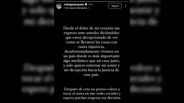 Foto: Instagram @rodrigomarqueez