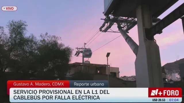 Cablebús CDMX queda suspendido en el aire