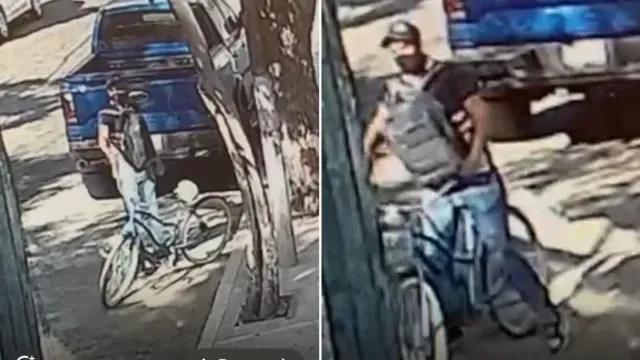 Sujeto captado por cámaras de videovigilancia