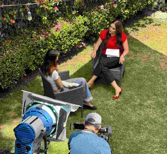 Danielle Dithurbide entrevista en exclusiva a Valentina Gilabert. Foto: N+