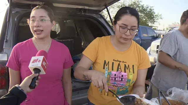 Voluntarios Llevaron Ayuda y Comida a Damnificados por Lluvias en Reynosa