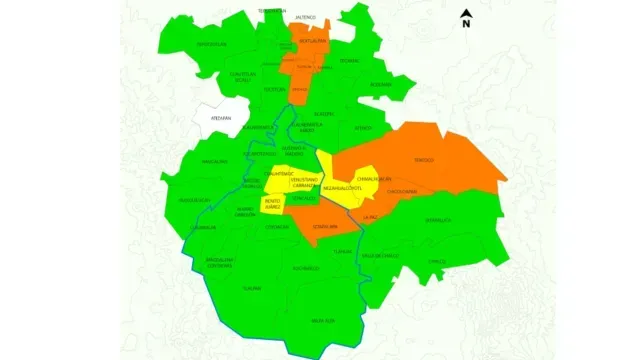 Calidad aire CDMX a las 06:00 horas del 2 de abril. Foto: Dirección de Monitoreo Atmosférico