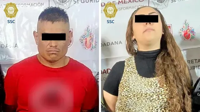 Detenidos durante cateo en CDMX. Foto: SSC