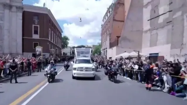 Cortejo fúnebre del papa Francisco. Foto: N+