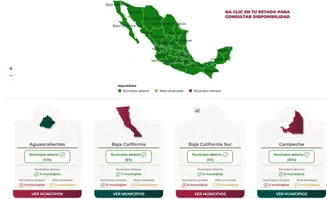 Mapa Focalización Jóvenes Construyendo el Futuro Actualizado