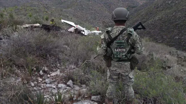 Se-Desploma-Aeronave-en-Castaños-Coahuila