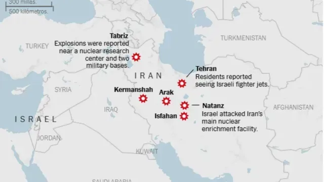 Israel lanzó ataques en contra de instalaciones nucleares en Irán.