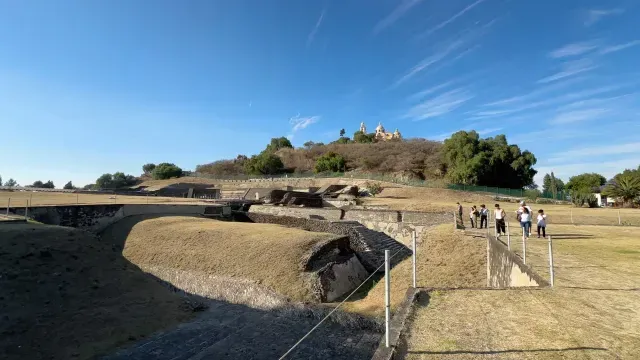 La Gran Pirámide de Cholula es considerada la más grande del mundo. Foto: Maggie Castillo | N+