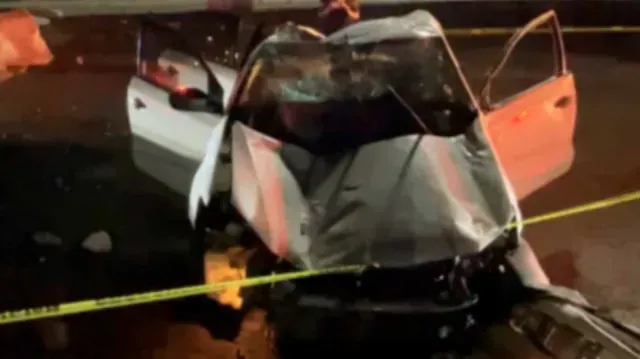 Accidente con Volcadura Puente Transformación en Nuevo Laredo