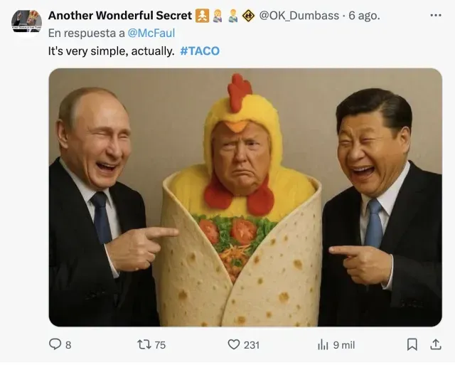 ¿Por qué le dicen TACO a Trump?