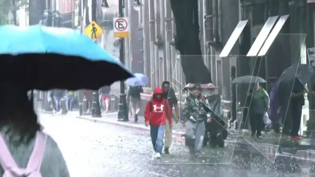 Lluvias en Centro Histórico de la CDMX. Foto: N+