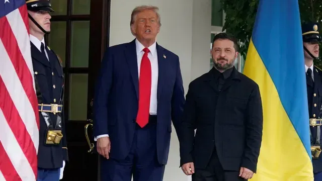 Trump recibe a Zelenski en la Casa Blanca. Foto: Reuters