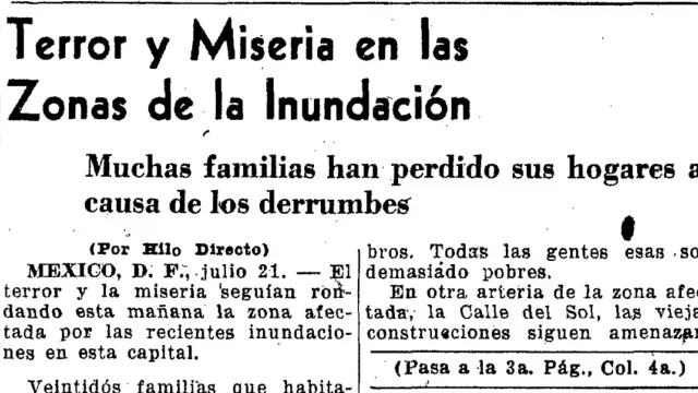 La inundación de 1951 en la CDMX llevó a la miseria a los que de por sí tenían poco. Foto: El Informador