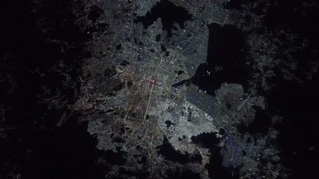 Así se ve la CDMX desde el espacio
