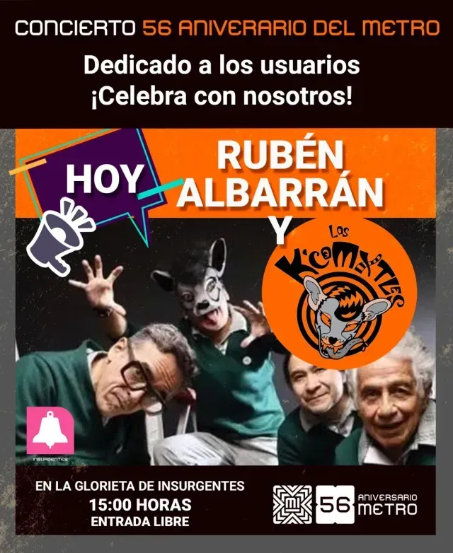 Rubén Albarrán y los Cacomixtles.