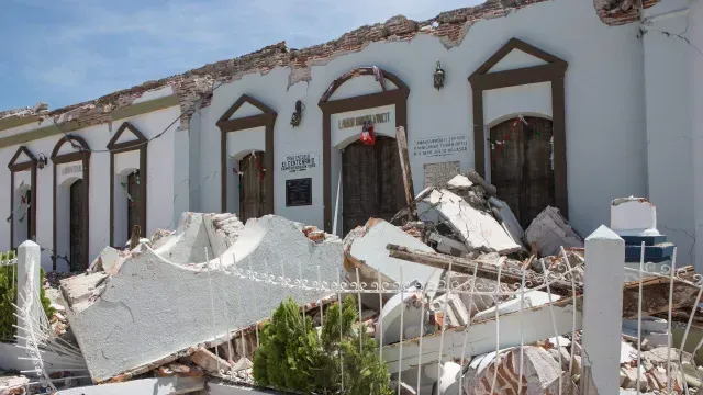 Decenas de hogares destruidos en Asunción Ixtaltepec, 7 de septiembre 2017. Foto: Cuartoscuro