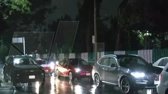 Fuertes lluvia afectaron el tránsito en Avenida Toluca, Álvaro Obregón. Foto: N+