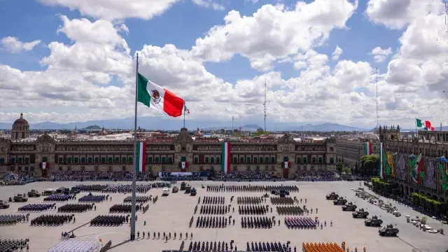 En el evento participaron 15 mil efectivos de las Fuerzas Armadas de México. Foto: Presidencia de la República