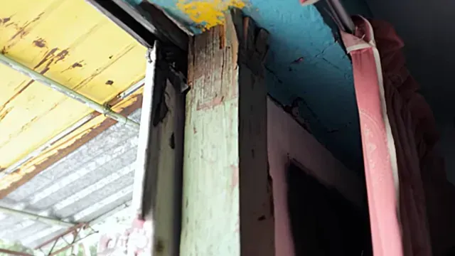 Hundimiento de una casa en Tlahuac