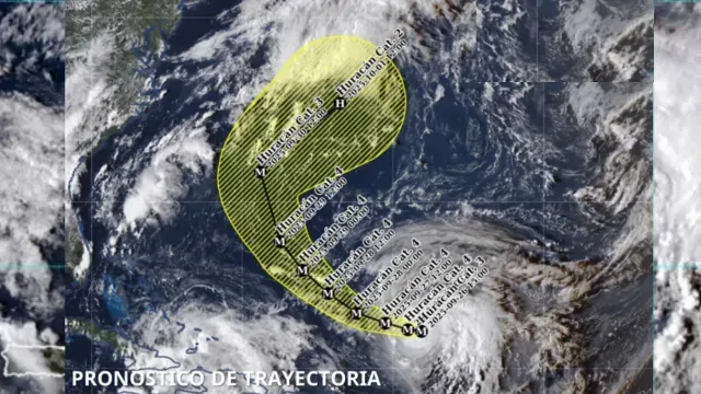 Huracán Humberto Trayectoria