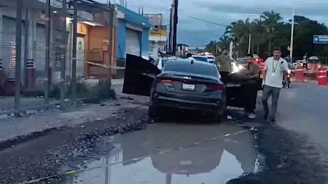 Ambas personas recibieron múltiples heridas de bala. Foto: Prensa Vallarta
