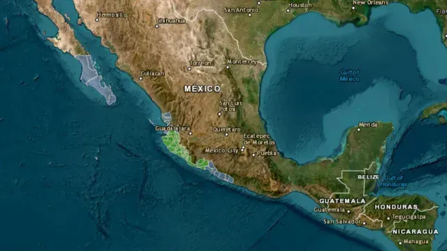 Municipios en alerta por Raymond. FOTO: SIAT CT