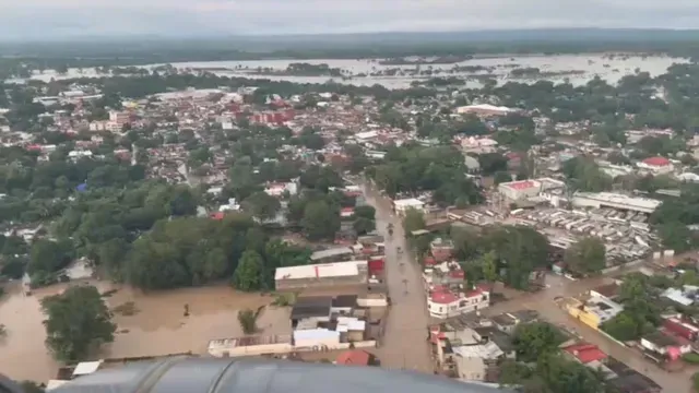 Así lucen las zonas afectadas en Veracruz