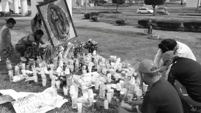 Memorial para víctimas de la explosión en Iztapalapa