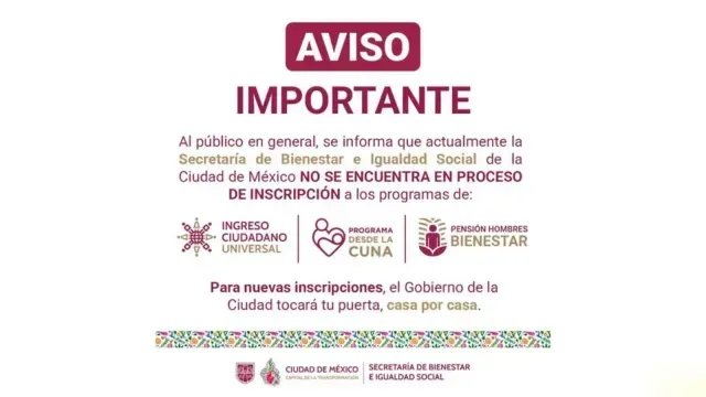 Pensión Bienestar Hombres CDMX. Foto: GCDMX
