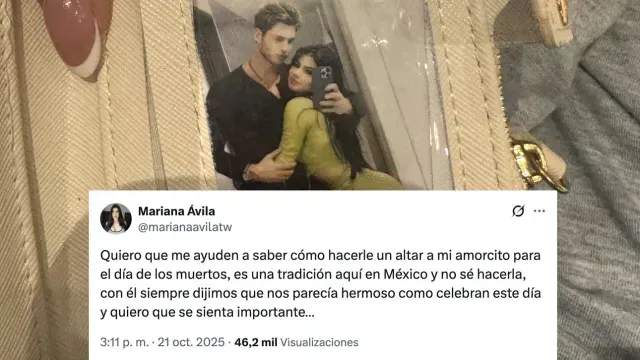 Mariana Ávila compartió en X su deseo de colocar una ofrenda para Fede Dorcaz.