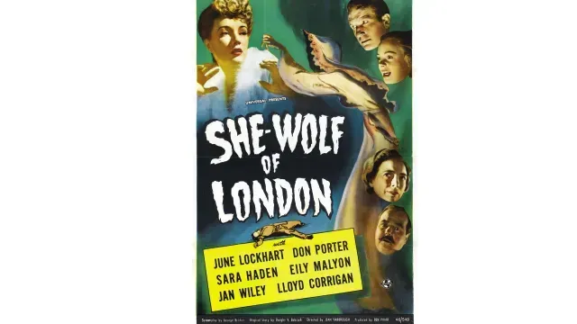 'Loba en Londres', película de terror protagonizada por June Lockhart.