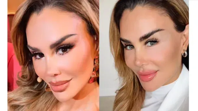 Ninel Conde presume cambio de color de ojos.