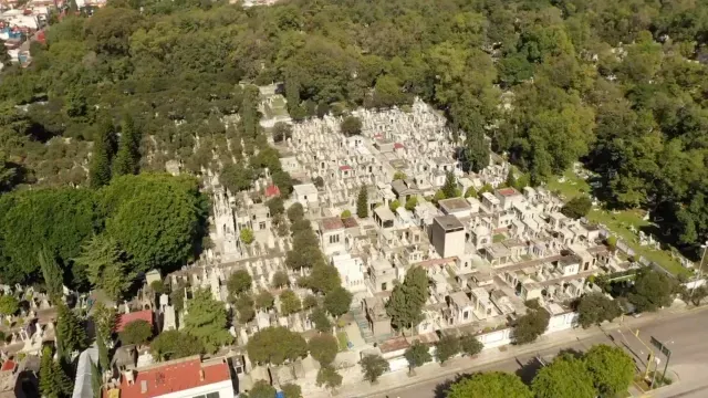 Así luce el camposanto actualmente desde las alturas. Foto: Alejandro Sánchez | N+
