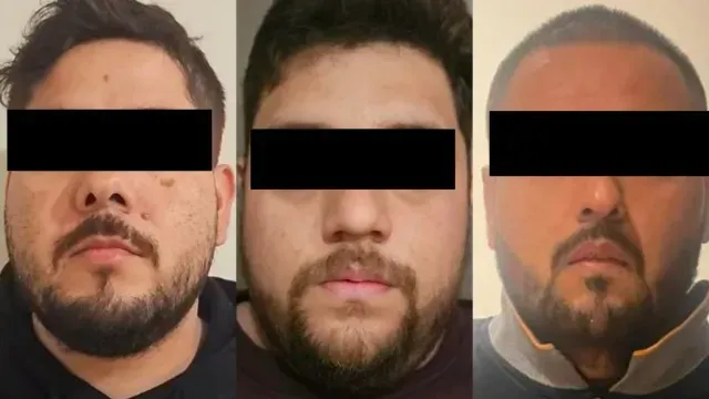 Hombres detenidos durante operativo en Aguascalientes. Foto: Gabinete de Seguridad