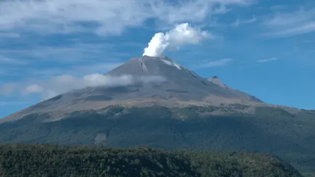Señales de que el volcán Popocatépetl entra en erupción. Foto: Miguel A. Hernández | N+