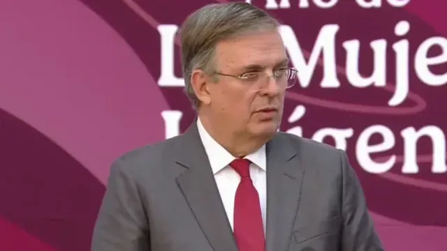 El secretario de Economía de México, Marcelo Ebrard, 9 de noviembre de 2025. Foto: N+