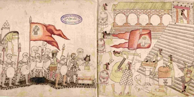 Códice Azcatitlan. Foto: Biblioteca Nacional de Francia