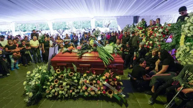 Entierro de Carlos Manzo. Foto: Cuartoscuro