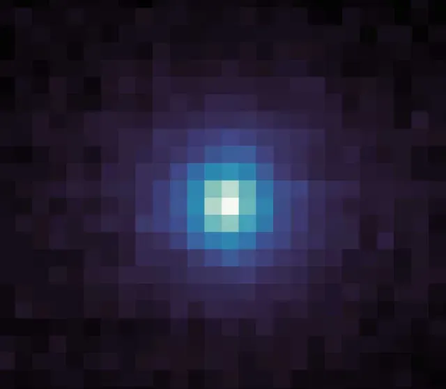 Foto del cometa 3I/ATLAS tomada por la sonda MAVEN en Marte