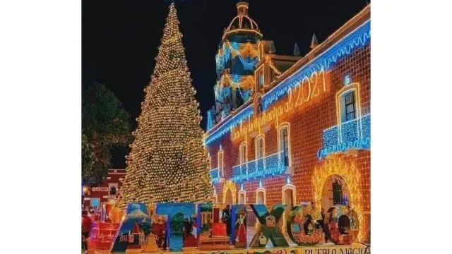 La Villa Iluminada en Atlixco se realizó por primera vez en 2011
