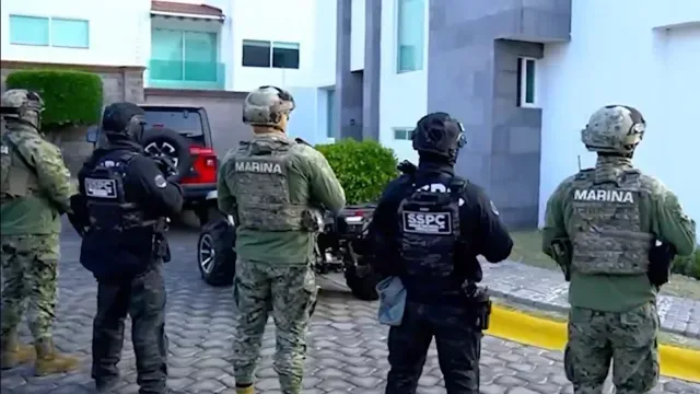 Desarticulan banda delictiva en Puebla, CDMX, EdoMex y Morelos. Foto: X @GabSeguridadMX