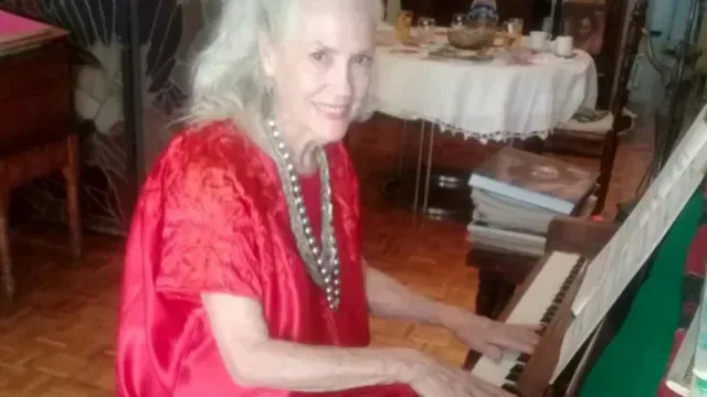 La actriz Erna Martha Bauman Krauze se decicó en sus últimos años de vida a dar clases de piano. Foto: Facebook Erna Marta Baumann