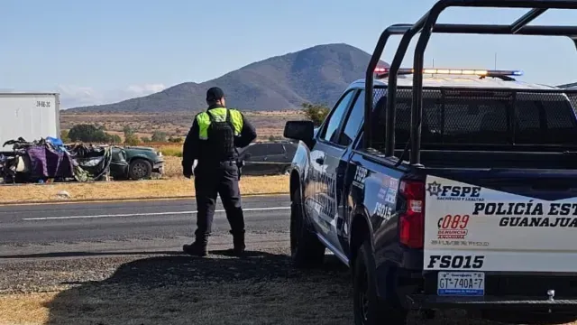 El accidente se registró la madrugada de este jueves. Foto: Nmás Bajío