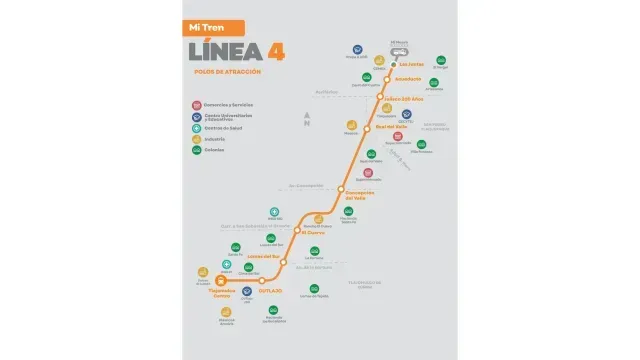 Estaciones de la L4 del Tren Ligero, Guadalajara.  Foto: Gobierno del Estado de Jalisco