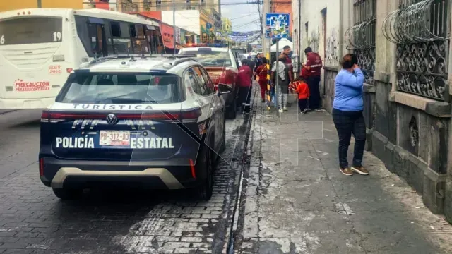 Pánico en el Centro Histórico de Puebla por explosión de pirotecnia. Foto: N+