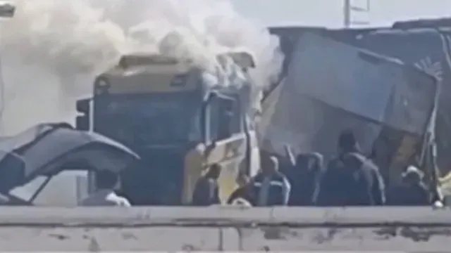 El conductor resultó con lesiones leves siendo atendido en el lugar. Foto: N+